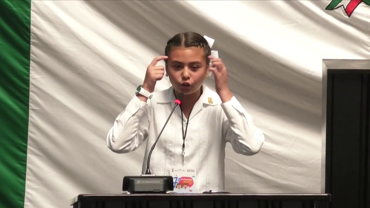 Diputada Infantil Maleika Maisha Garrido Dietrich (26/abril/2017)