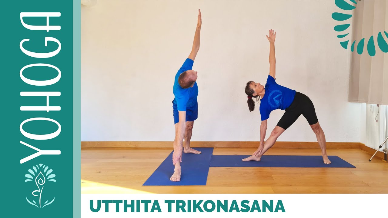 Utthita Trikonasana – Le Triangle | Yoga Iyengar avec Yohoga Sallanches