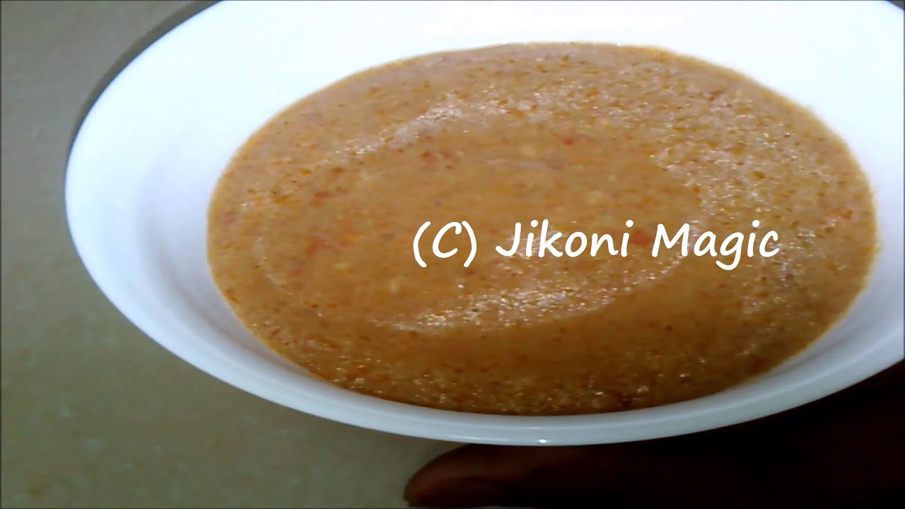 African Peanut Sauce Recipe- Basic Peanut sauce - Jikoni Magic