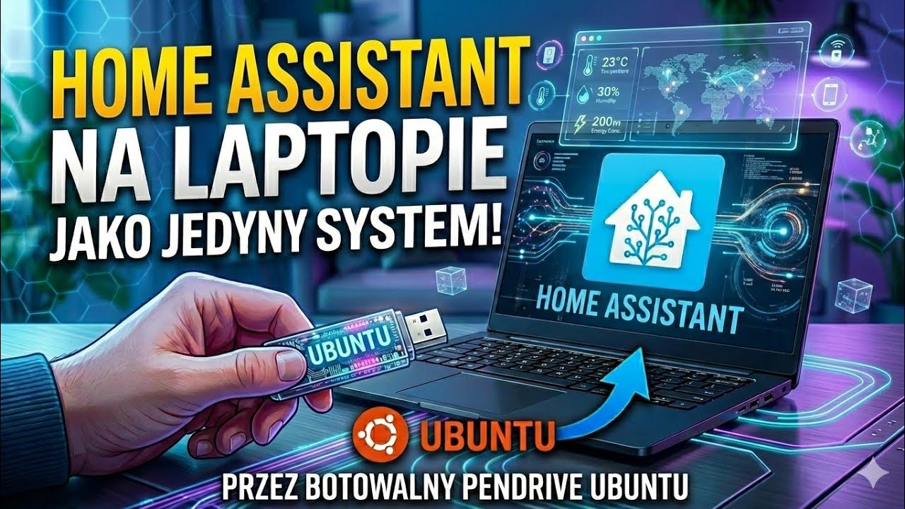 Zrobiłem z komputera serwer Home Assistant — instalacja na cały dysk przez Ubuntu