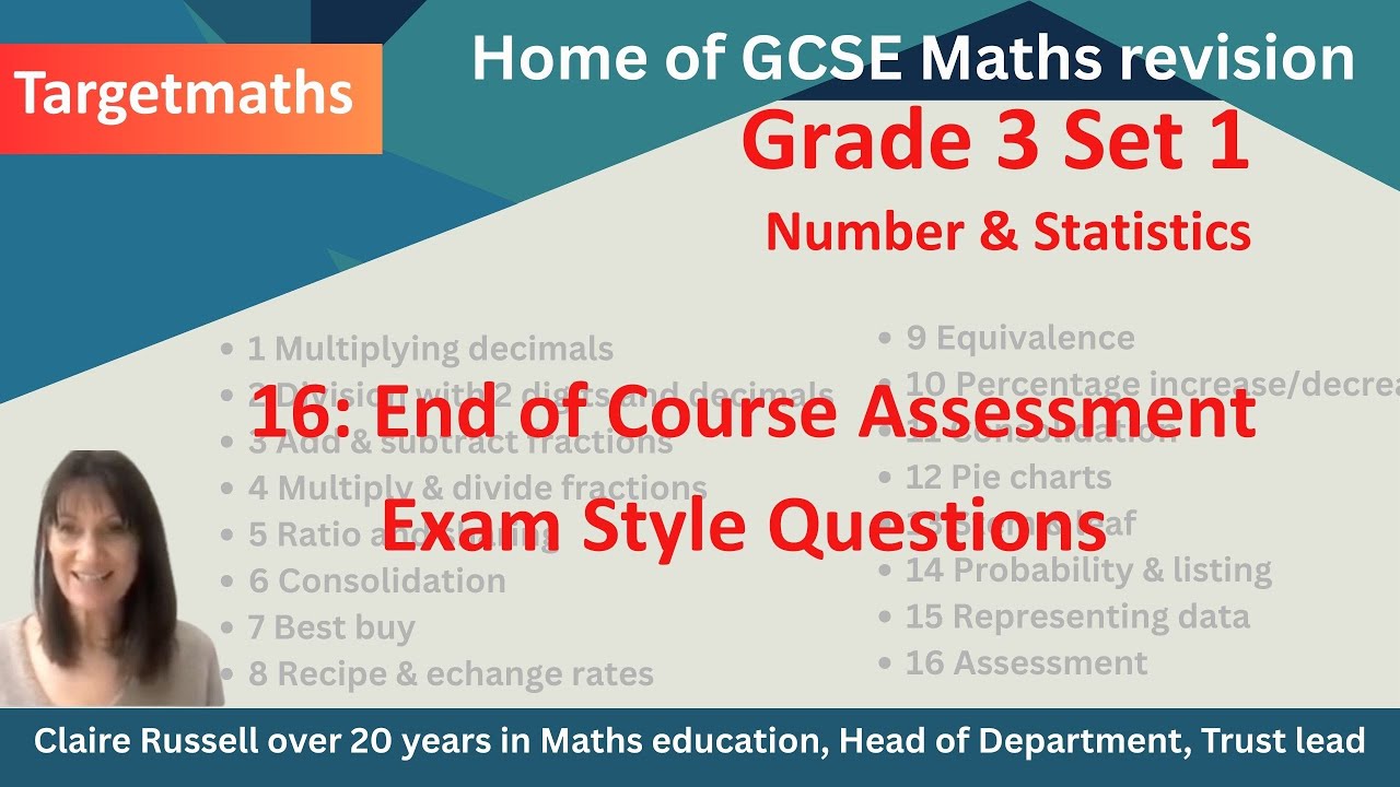 End-of-Course Assessment 👉 Grade 3 Number & Statistics Test