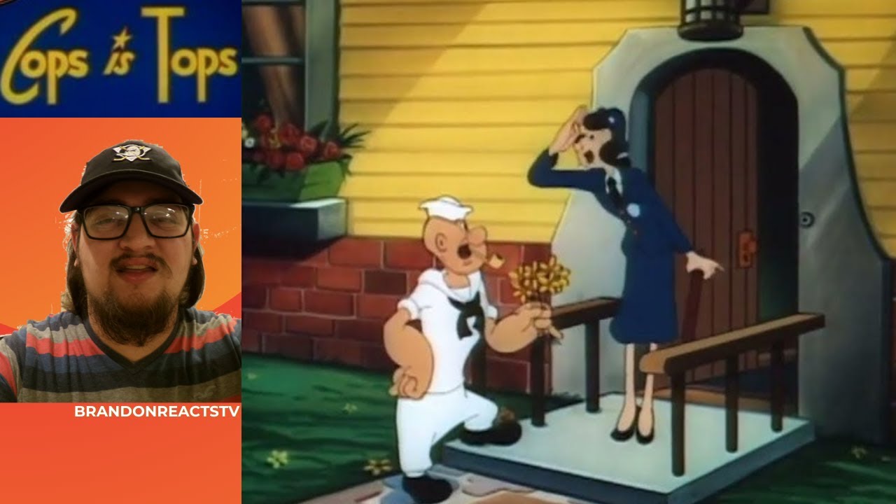 Popeye the Sailor: Cops is Tops (1955) – First Time Watching: Olive Oyl Joins the Police Force?!