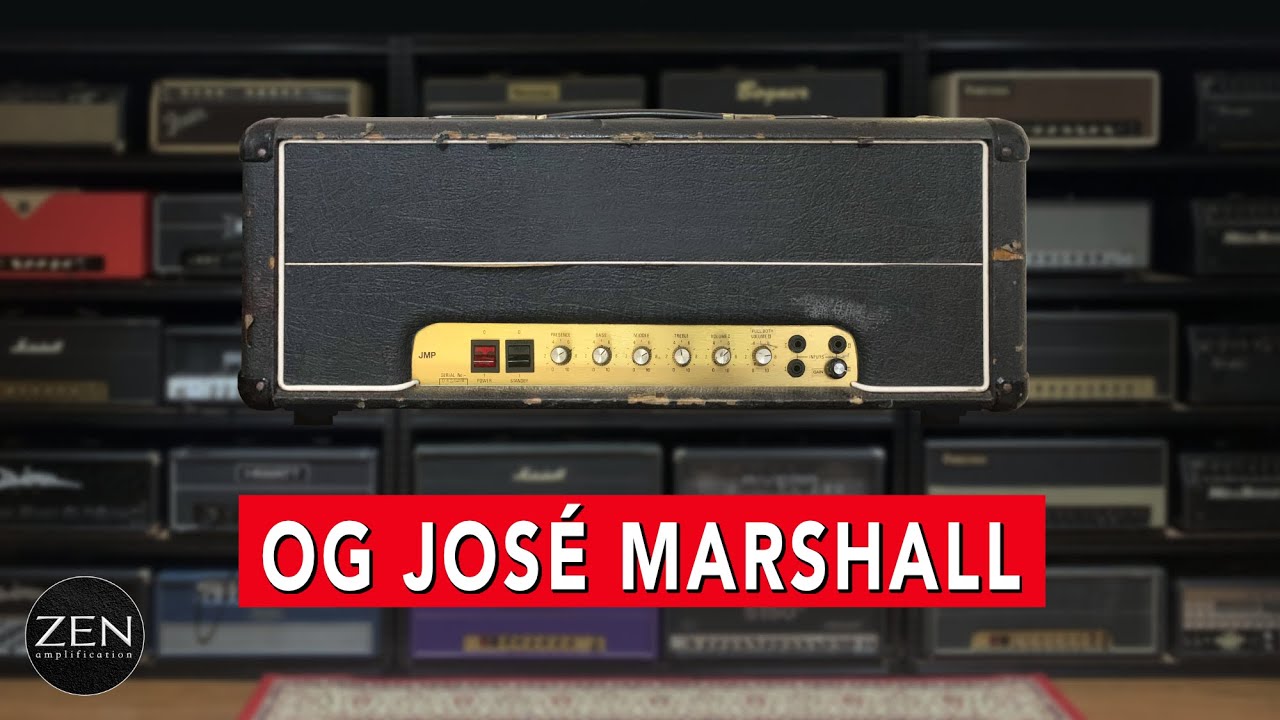 José modded JMP⚡️ ZEN Amp Vault Ep28 ⚡️ The original and best Marshall mod?
