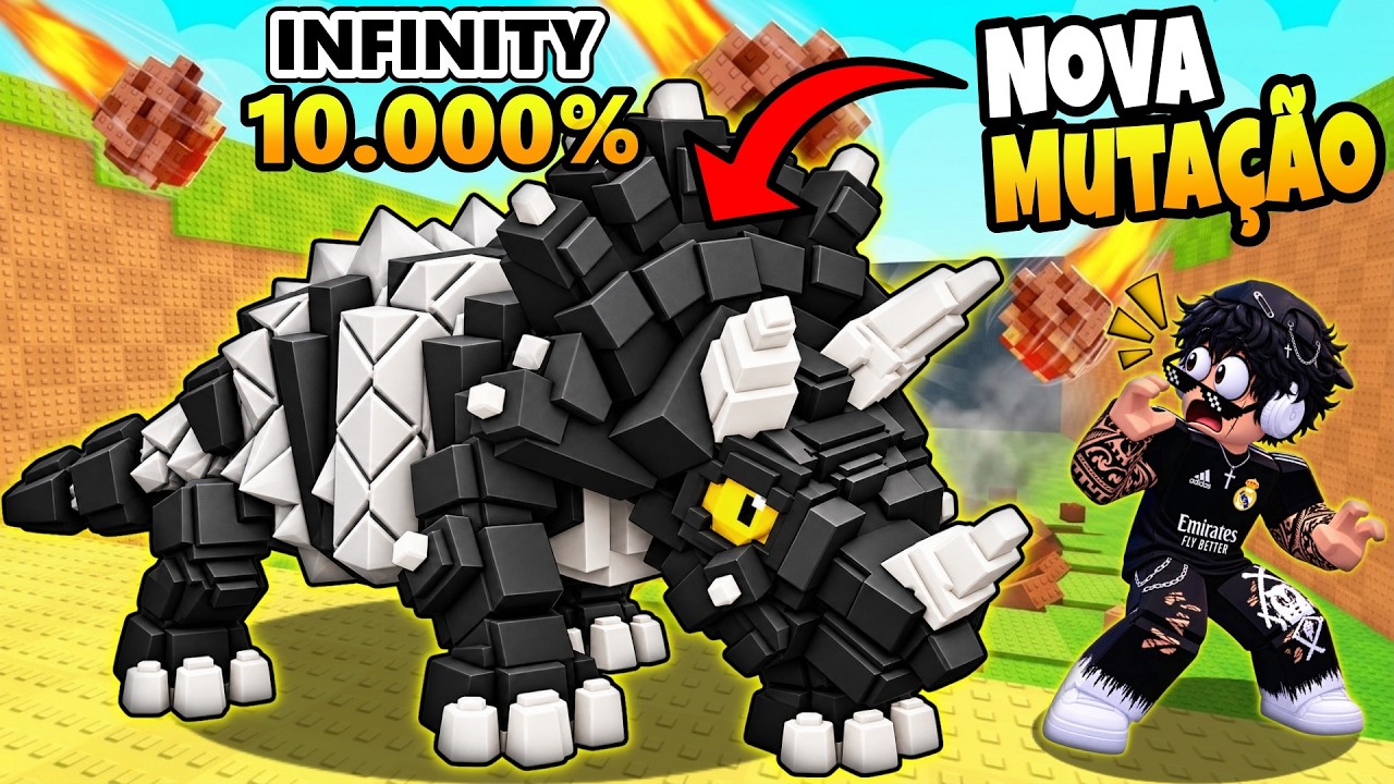 TENTEI TROCAR ESSE BRAINROT INFINITY no CHUTE UM BLOCO DA SORTE