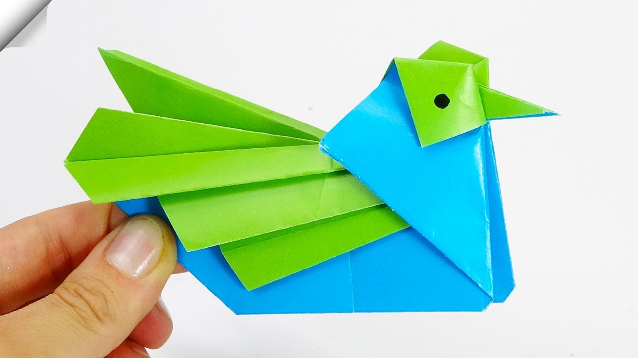 Easy paper birds | Origami bird