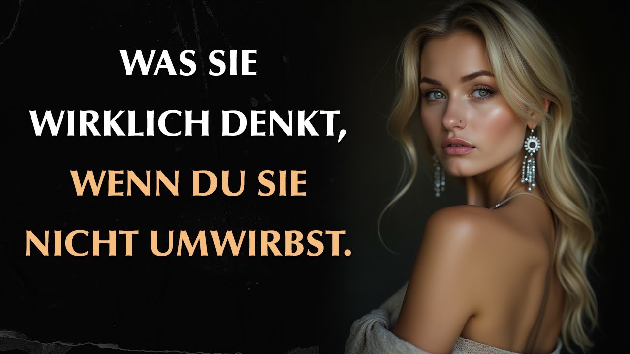 Was sie denkt, wenn du sie nicht jagst | Stoizismus