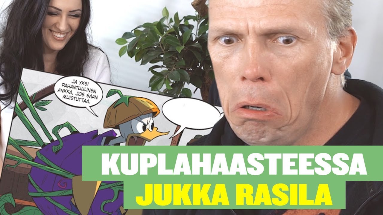 Jukka Rasila puhuu Aku Ankkaa