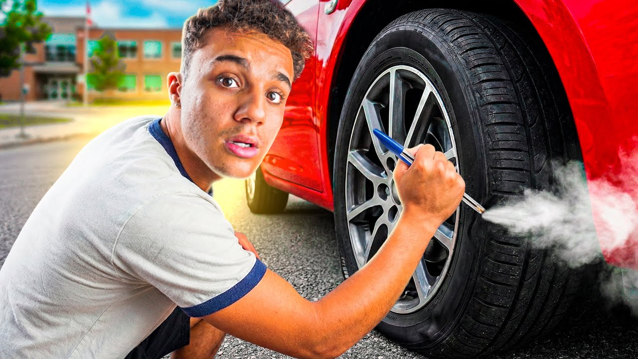 Você Já Furou O Pneu Do Carro Da Professora?