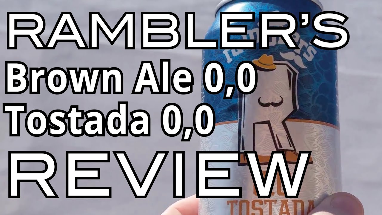 🍺 DIA Rambler's Alcohol Free 0,0% Tostada Brown Ale Review  ⭐️⭐️⭐️⭐️ Spanish Beer S01E04