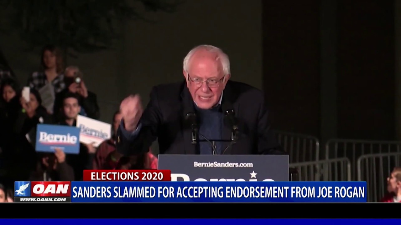 Sanders slammed for accepting endorsement from Joe Rogan