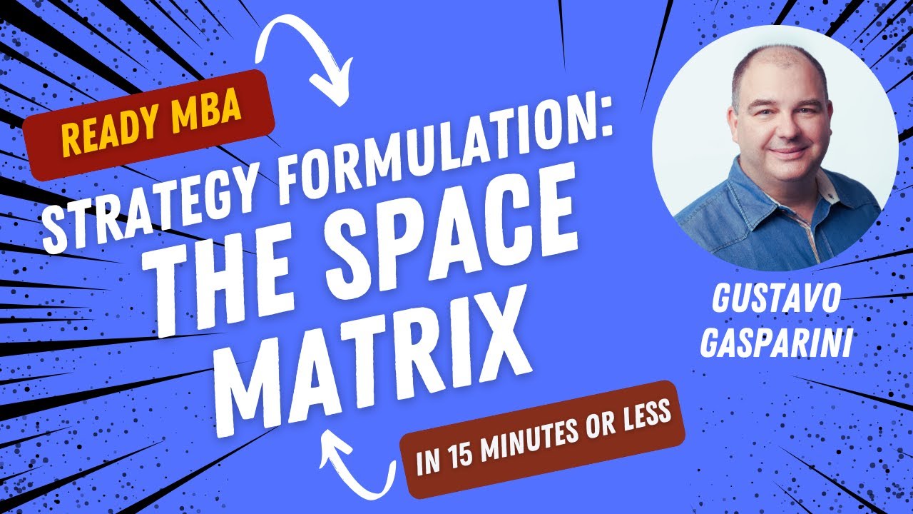Strategy Management - The Space Matrix (Video #73)
