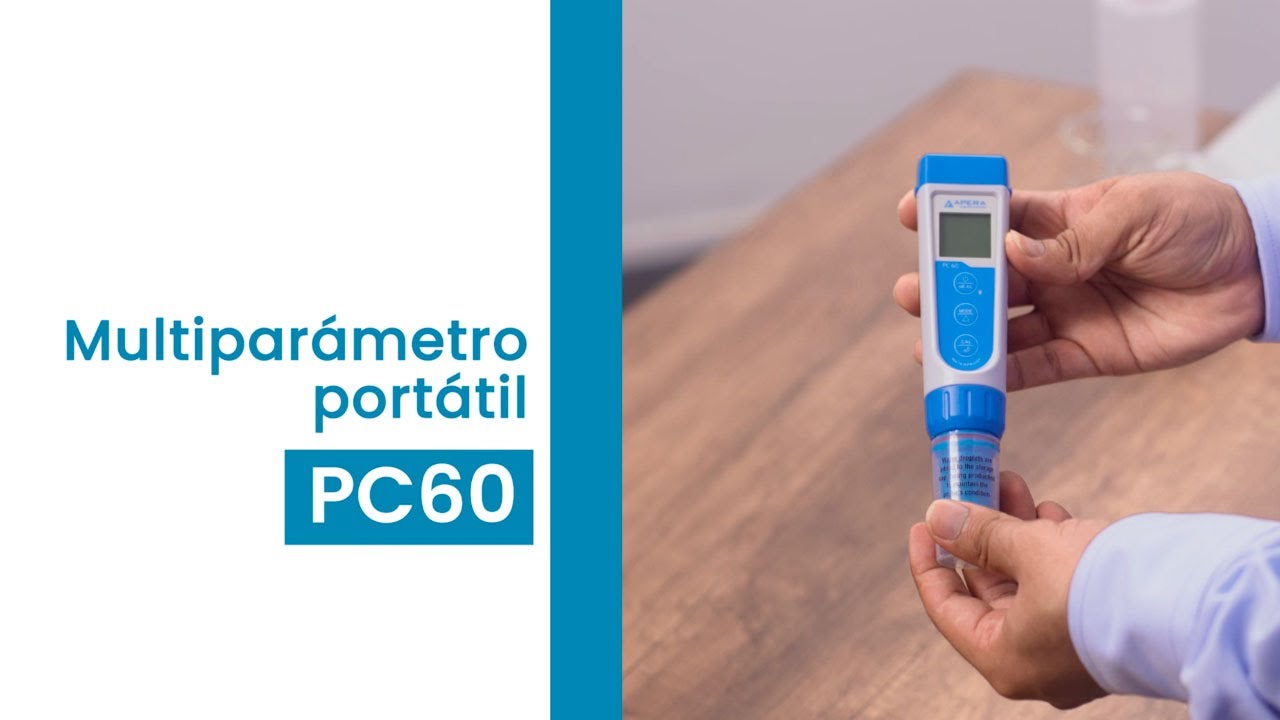 Multiparámetro portátil PC60 ¿Qué es y cómo se usa?