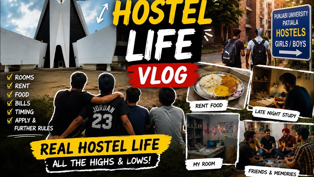     Hostel Life in Punjabi University Patiala ✨ | All Doubts Cleared