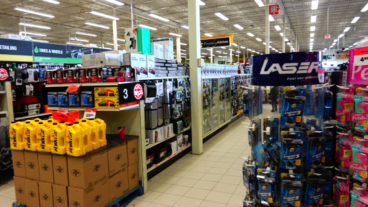 Пешеходная экскурсия по Canadian Tire Brampton Canada на пересечении Маклафлина и Бовэрда 4K