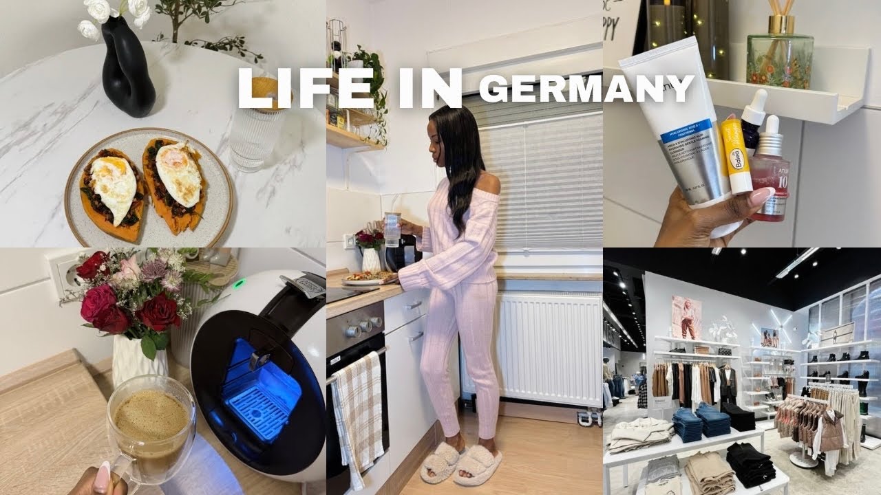 Days in my life in Germany|Spring shopping|Skincare|what I eat|Living alone diaries|Silent vlog