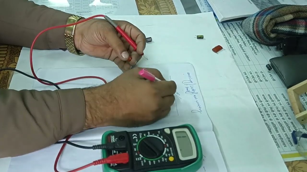 capacitors Testing kaise karen IIकैपासिटर टेस्टिंग #capacitor #capacitortesting