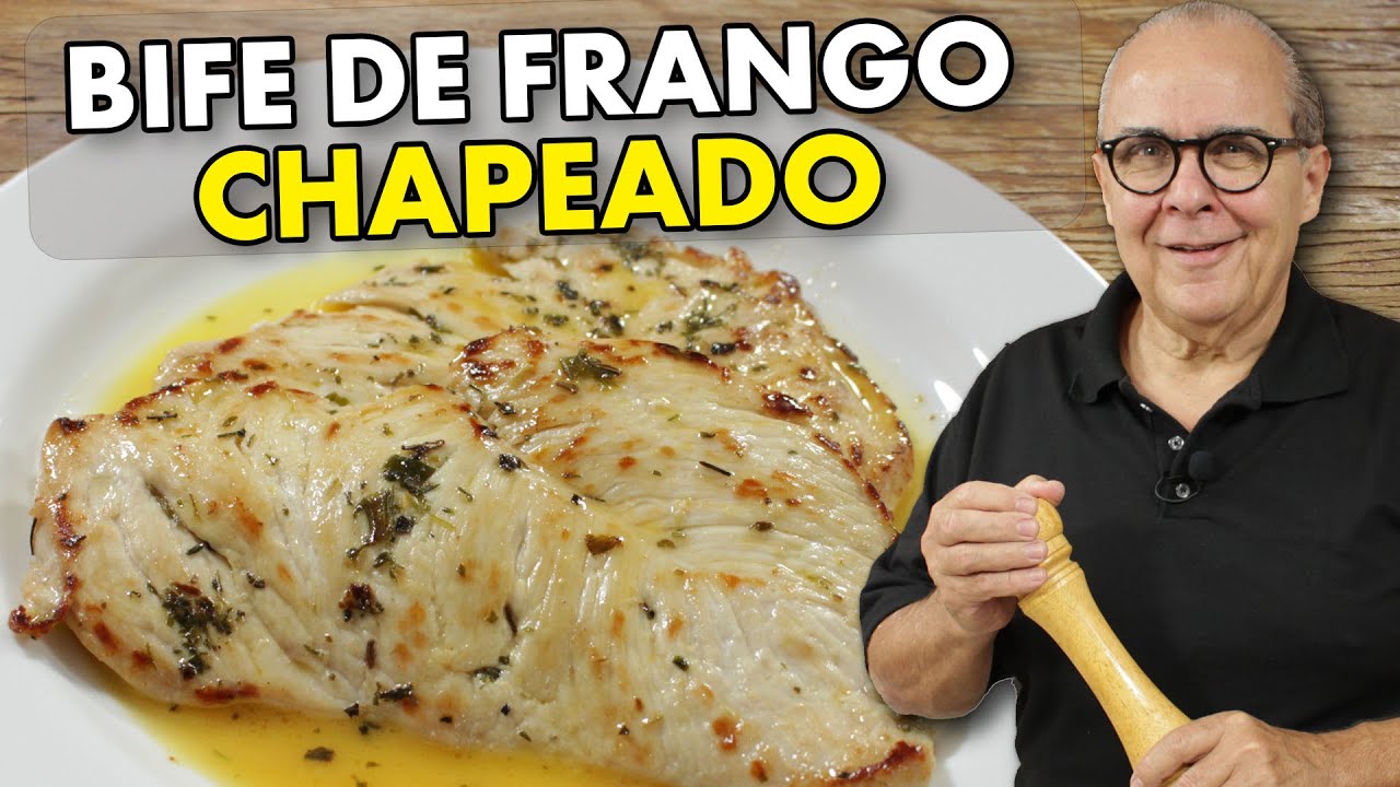 APRENDA A FAZER UM SUCULENTO BIFE DE FRANGO CHAPEADO COM O CHEF TAICO