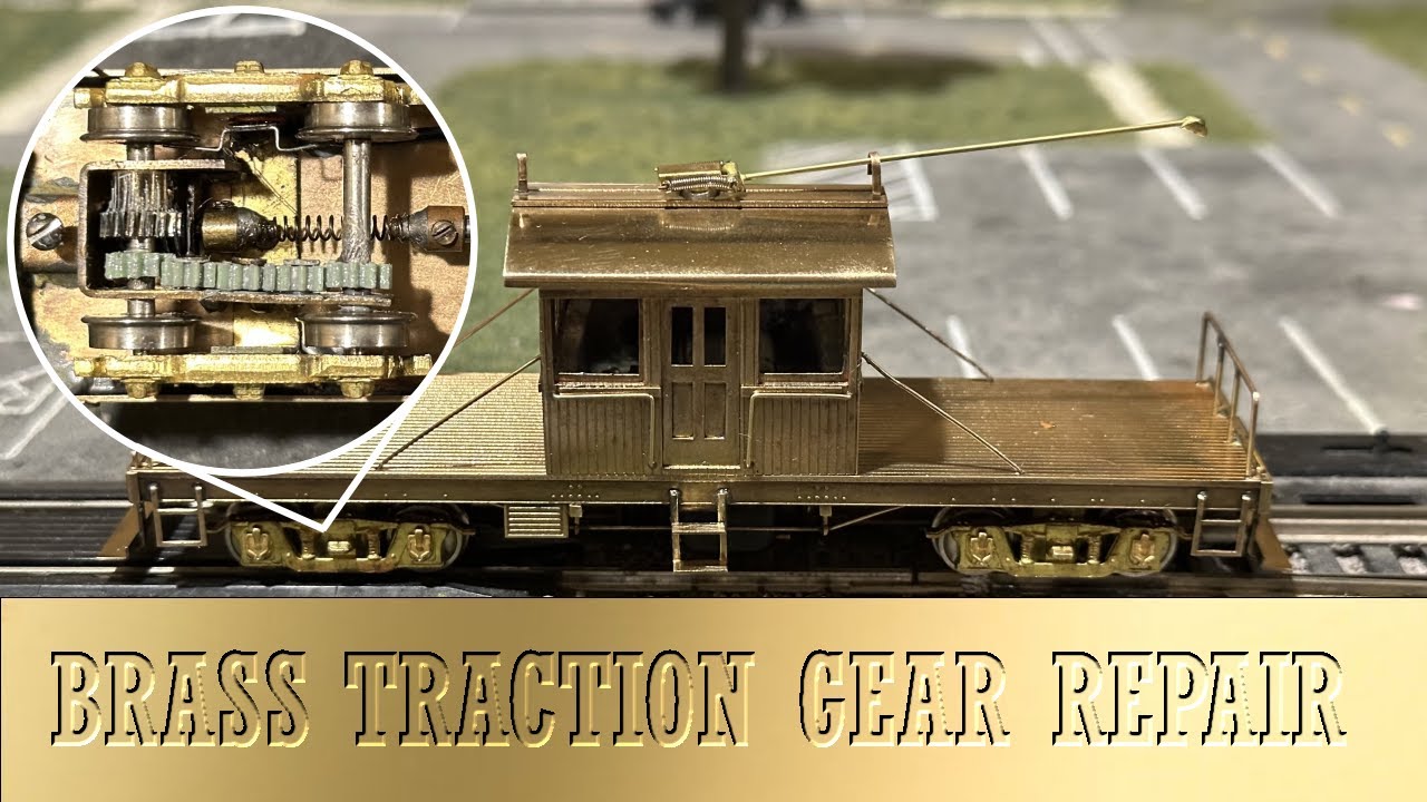 Repairing the Gears on Old HO Scale Brass Traction Models