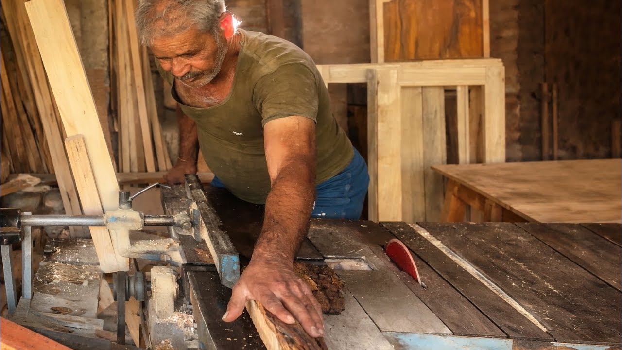 From Raw Wood to Hammer Handle 🔨 | Real Hard Work & Traditional Craftsmanship