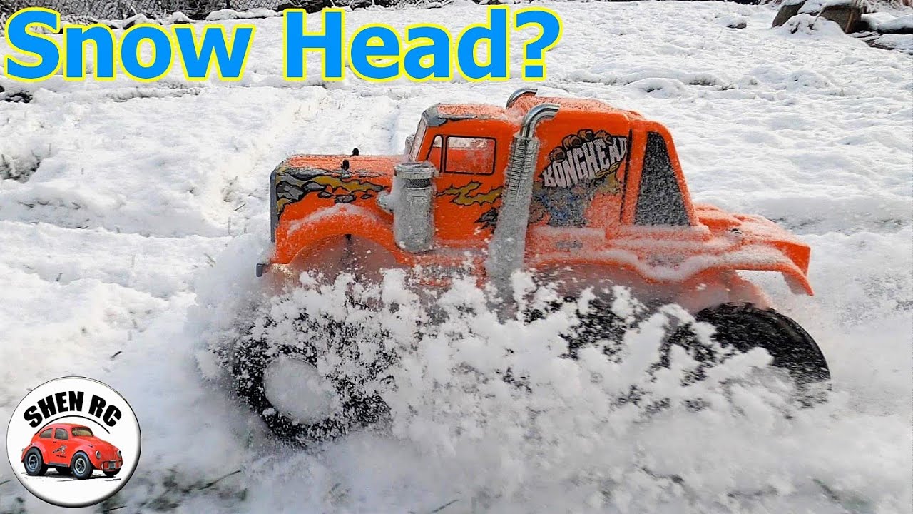 Tamiya KongHead 6x6 Hits The SNOW!