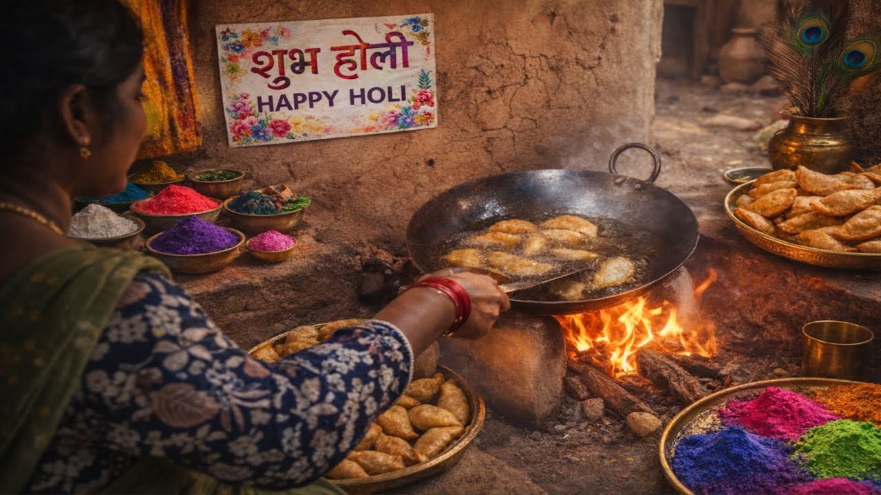 Hamare Ghar Mein Aaj Ban Rahi Hai Gujiya 😍 | Holi Special Vlog 2026 | #ashish  