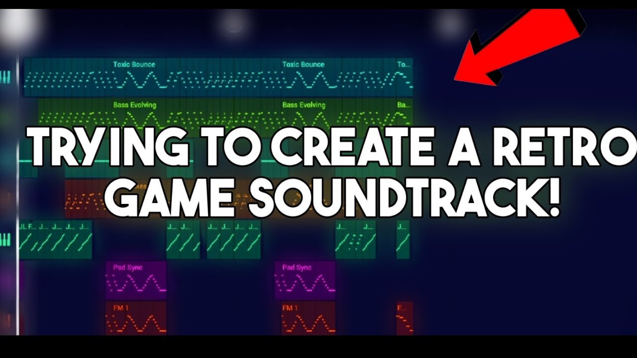 Trying to Create a Retro Videogame Soundtrack on FL Studio Mobile.