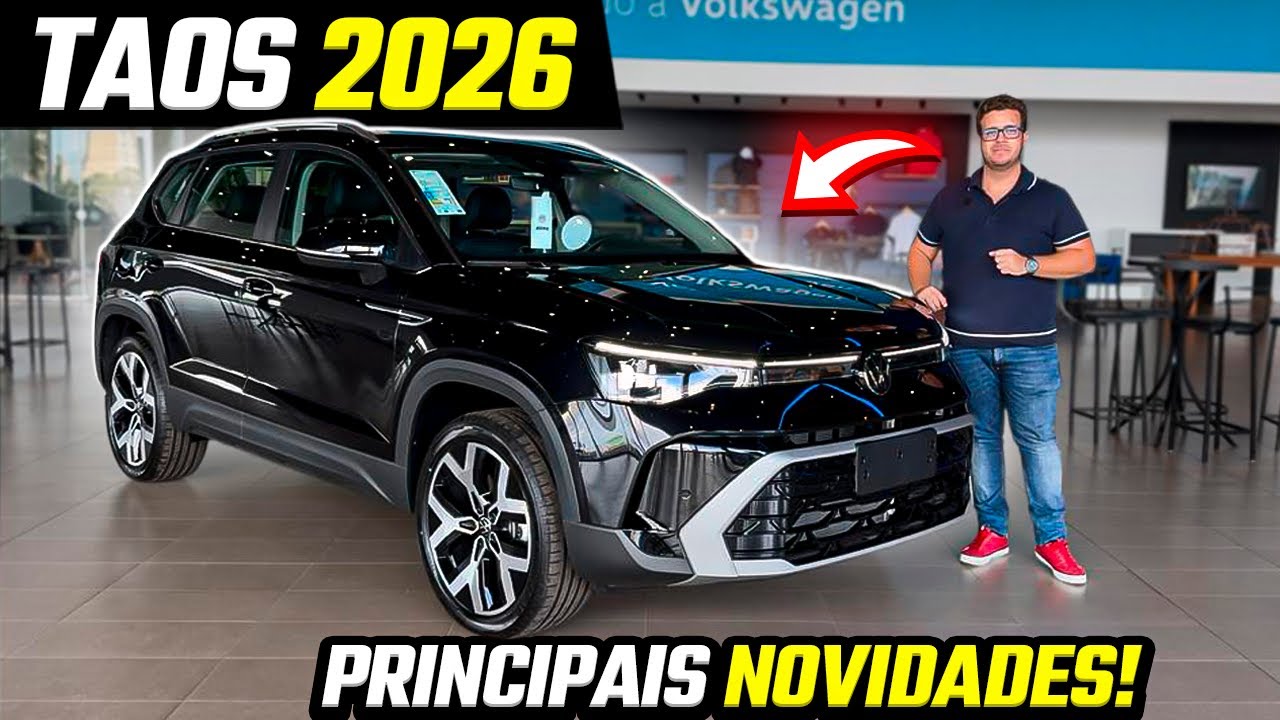 PRINCIPAIS NOVIDADES DO NOVO VW TAOS 2026 HIGHLINE
