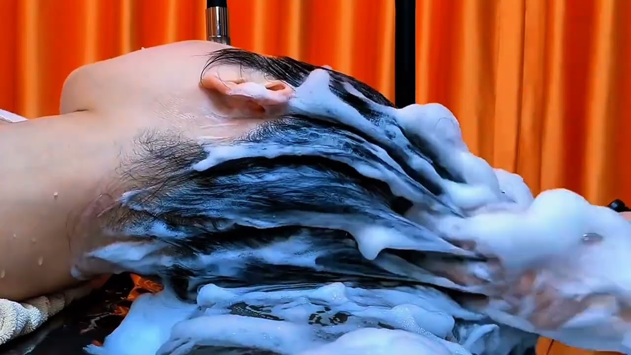 Deep Shampoo Hair Washing ASMR 🤯|| #asmrsounds #asmrvideo #massage  #shorts #Hairwashingasmr #nyc
