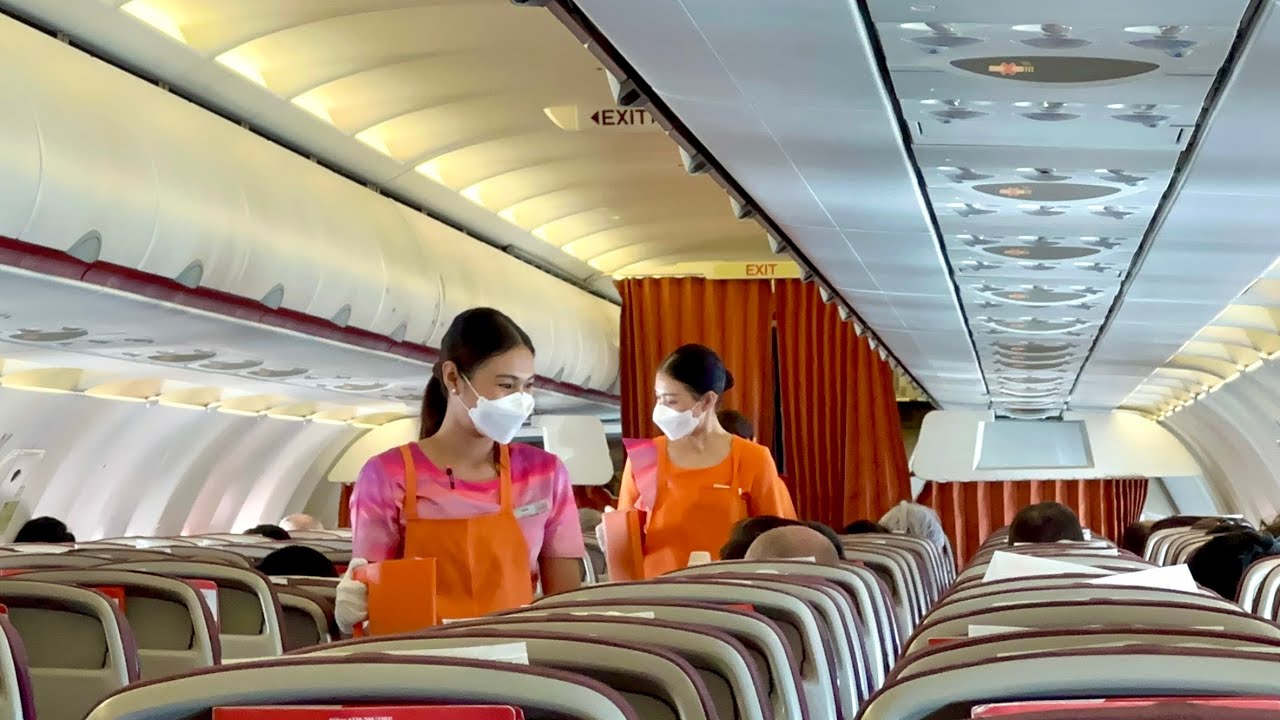 THAI Smile Ho Chi Minh City to Bangkok Suvarnabhumi (SGN-BKK) Airbus A320-200 Economy Class