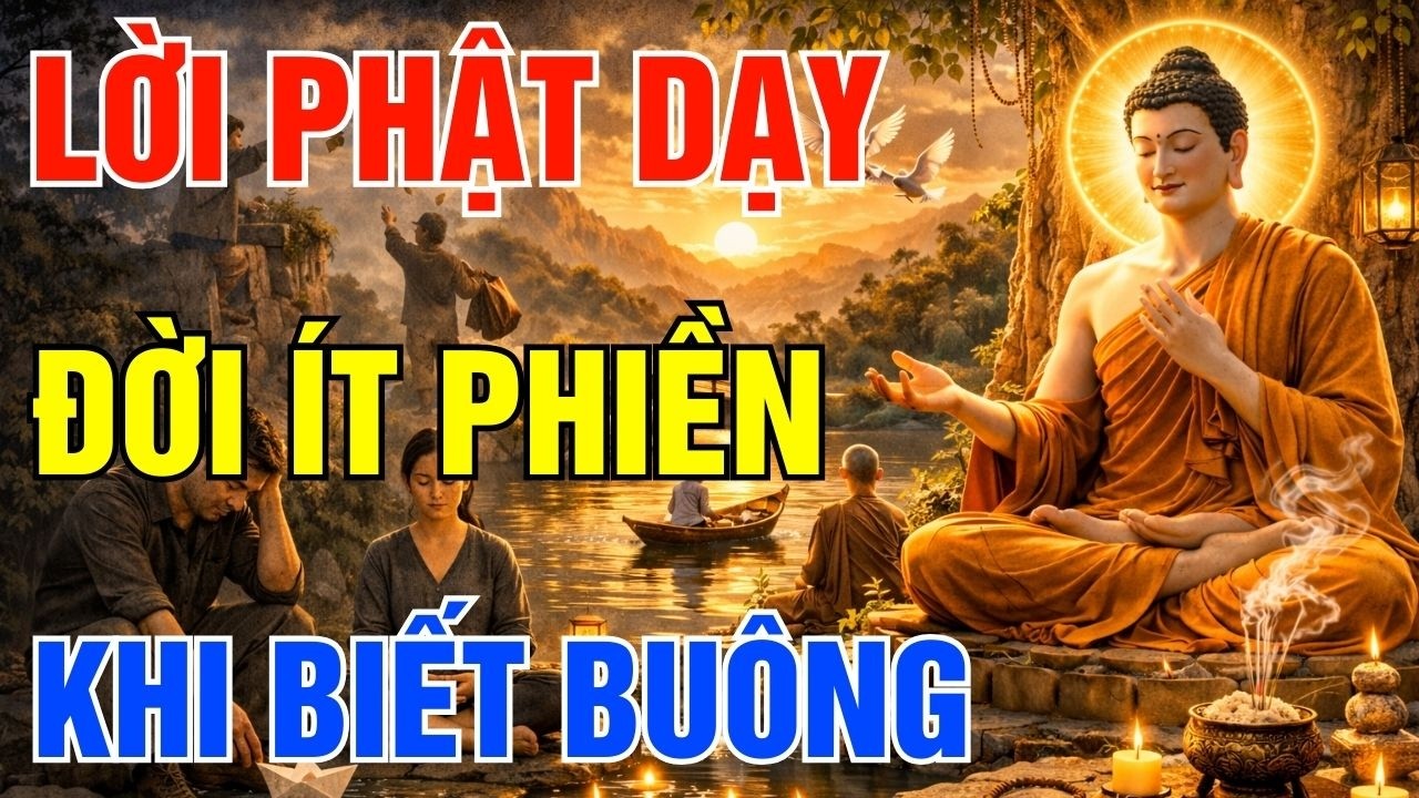 Đời Ít Phiền Khi Biết Buông - Bài Học Phật Dạy Giúp Tâm Bình An Từ Bên Trong| Đạo Phật Đời Sống
