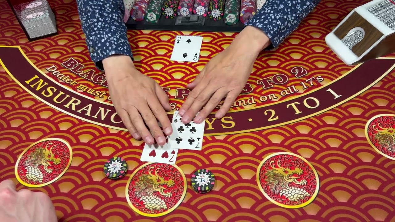 BLACKJACK $3,000 BUY IN 6 DECK SHOE