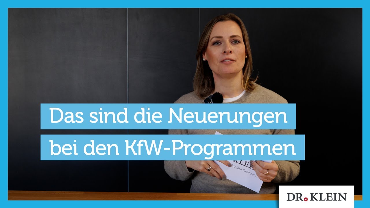 KfW-Förderung 2026: Was ändert sich?