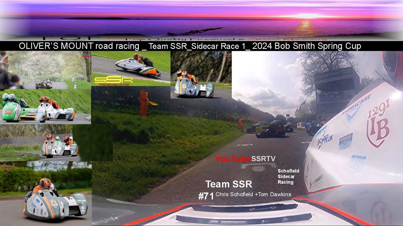 F2 Sidecar road racing - Race 1 - Oliver's Mount road circuit - 2024 Spring Cup - Team SSR