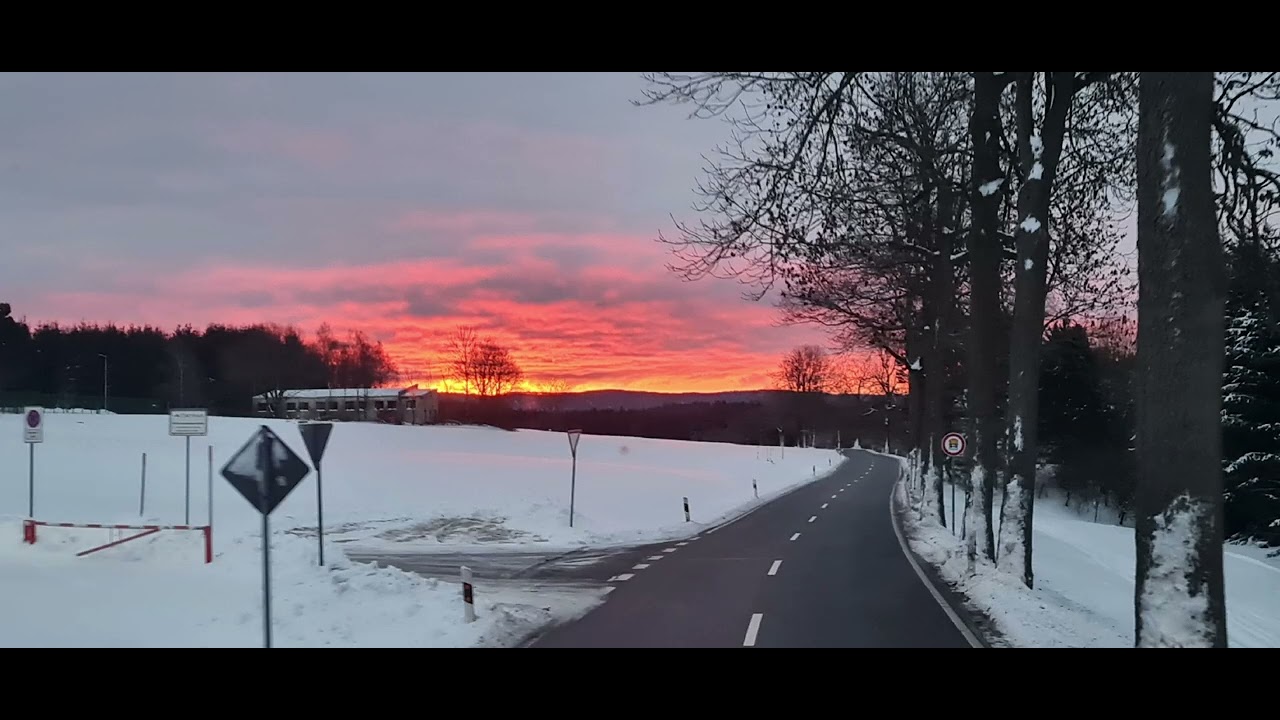 Sonnenaufgang im Erzgebirge..Schwartenberg bei Seifen