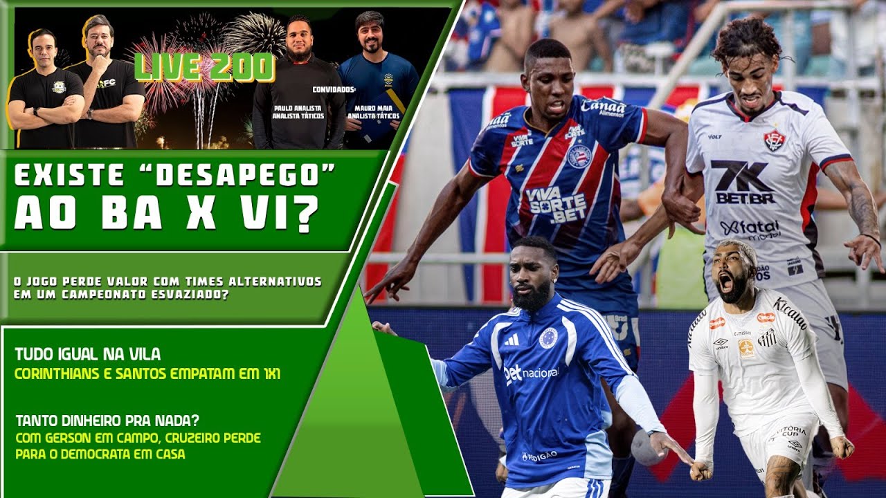 BAR FC LIVE #200 - EXISTE BA-VI QUE NÃO VALE NADA? CLÁSSICO DE DOMINGO PELO BAIANO NÃO IMPORTA?