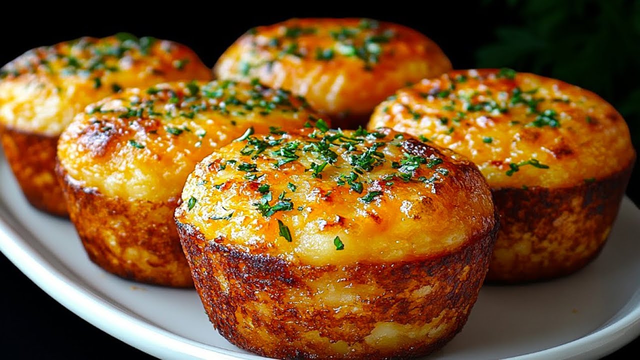 Do you have potatoes and 2 eggs?!  These potato muffins will impress everyone instantly!