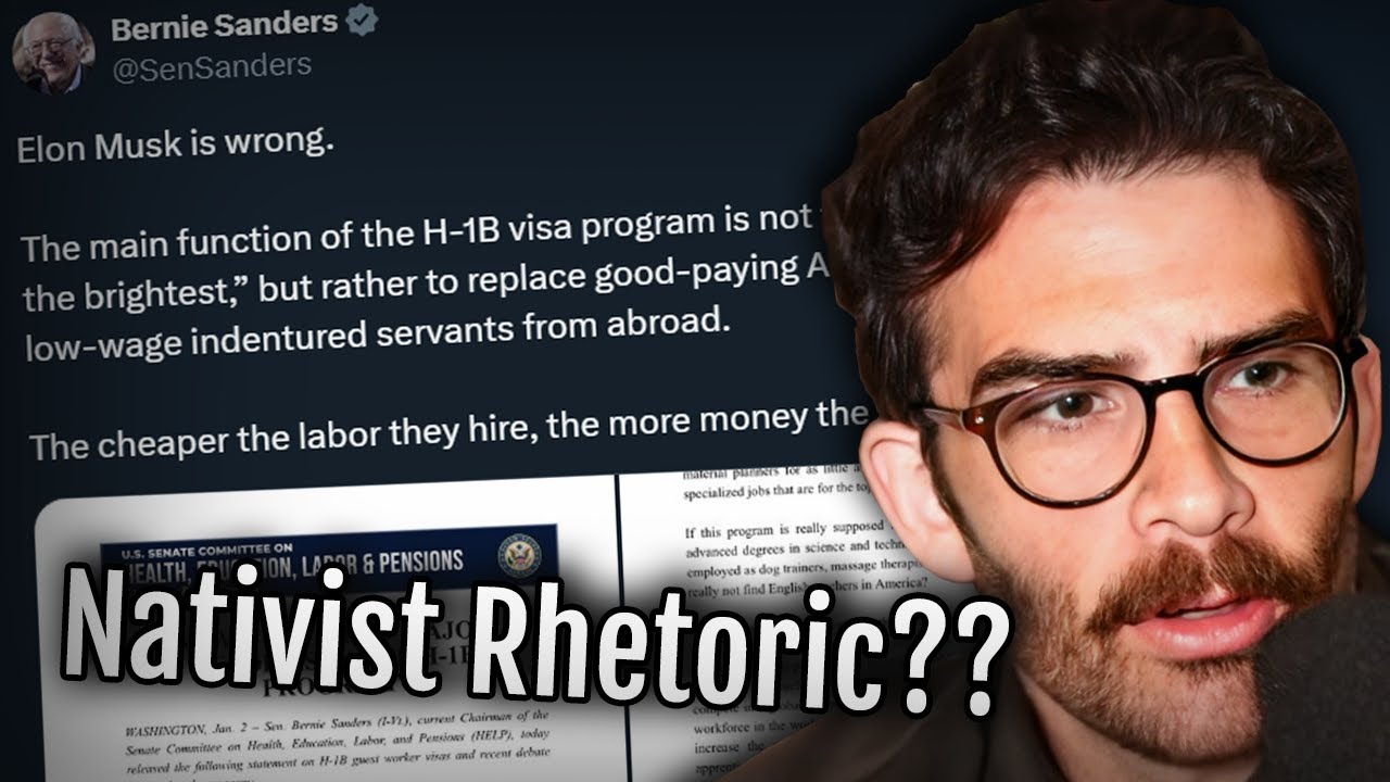 WHY BERNIE IS RIGHT ABOUT H1B VISAS...