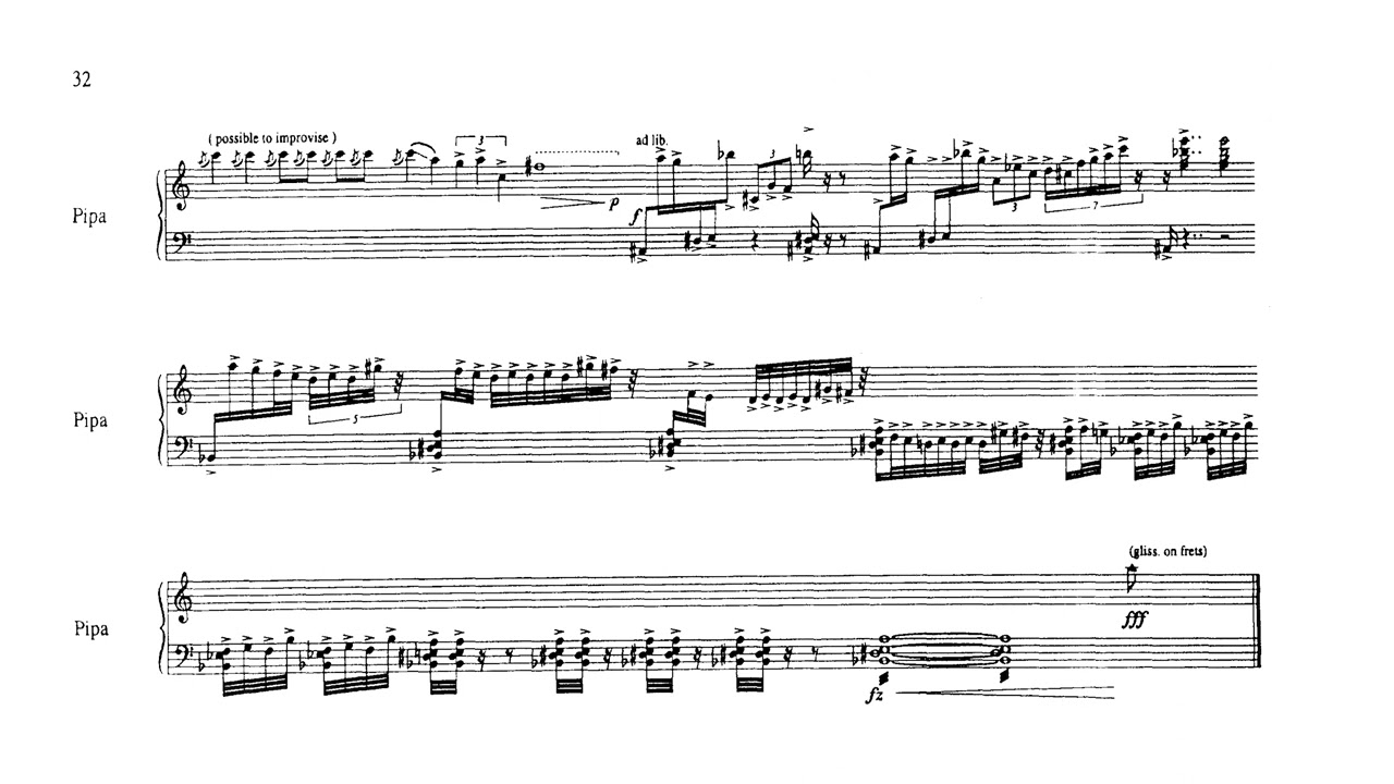 [Chen Yi] Chinese Myths Cantata for Chorus and Orchestra (Score-Video)