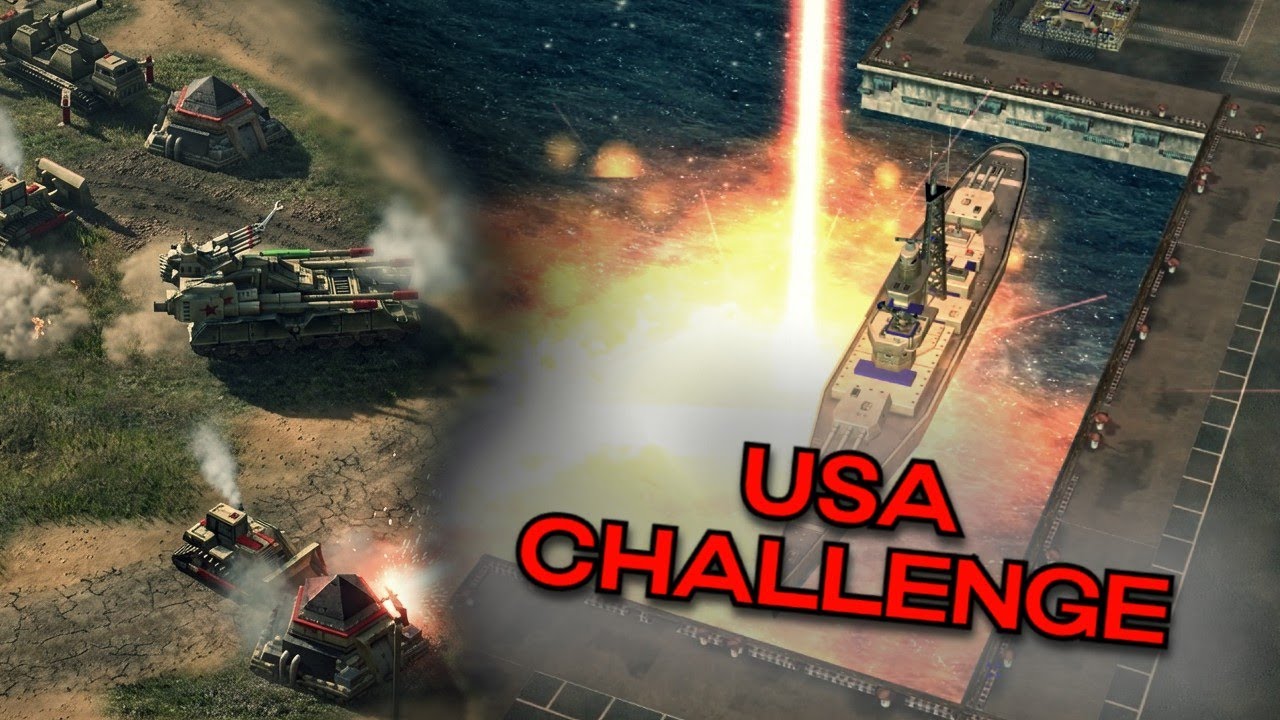C&C Generals Zero Hour Custom USA United Factions Challenge - As China [Hard]