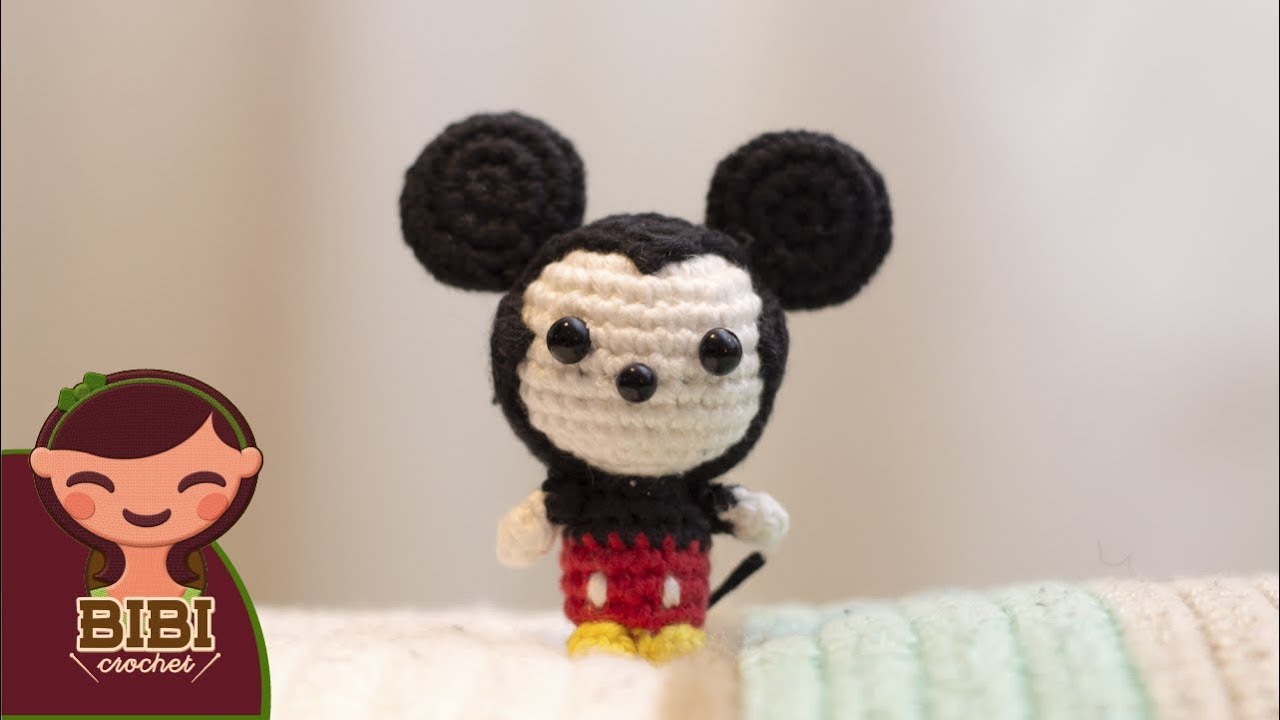 Amigurumi | Como hacer Mickey mouse en crochet | Bibi Crochet