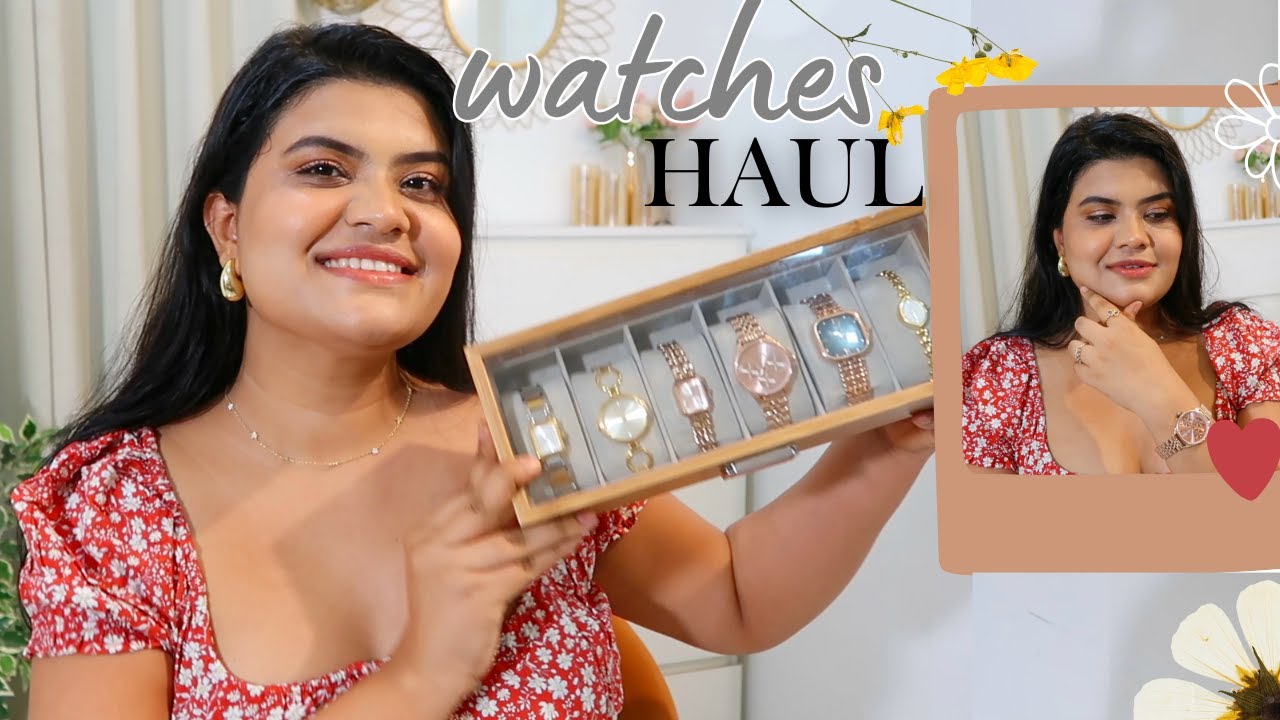 Amazon watches Haul | fossil fastrack Titan raga carlton london sonata daniel klein for women