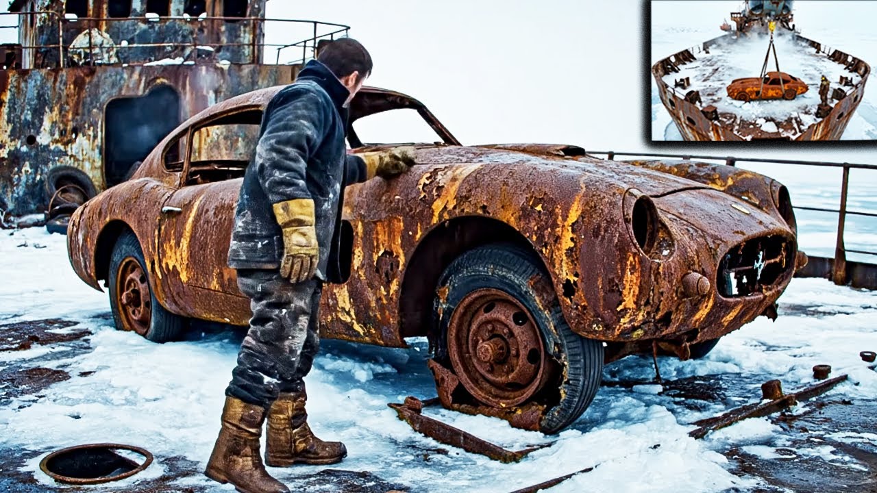 Spent $1,400 &mdash; Found a 1947 Ferrari 159 S Above an Ice-Bound Ghost Ship | Rust to Restoration