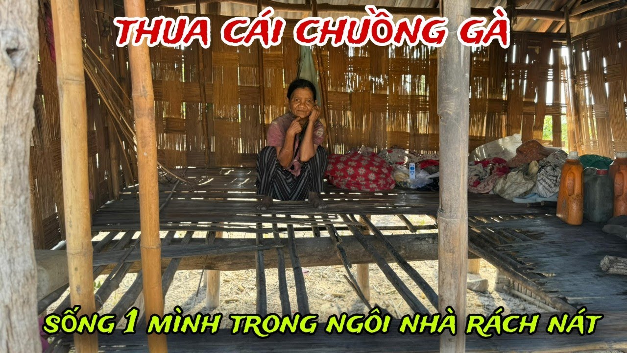 Mẹ Già ở cái nhà RÁCH NÁT, TE TUA thua cái CHUỒNG G/À /191