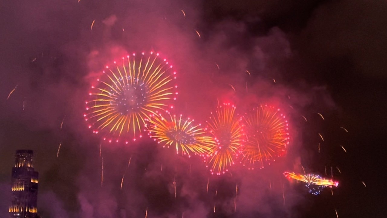 Hong Kong Chinese New Year Fireworks 2026 Highlights in HDR