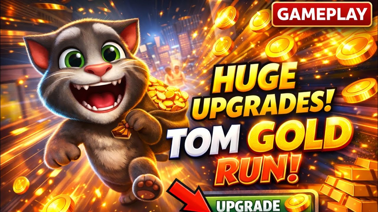 👉Tom Gold Run HUGE UPGRADES! 💰 Max Level Gameplay #shorts #gameplay #trending 