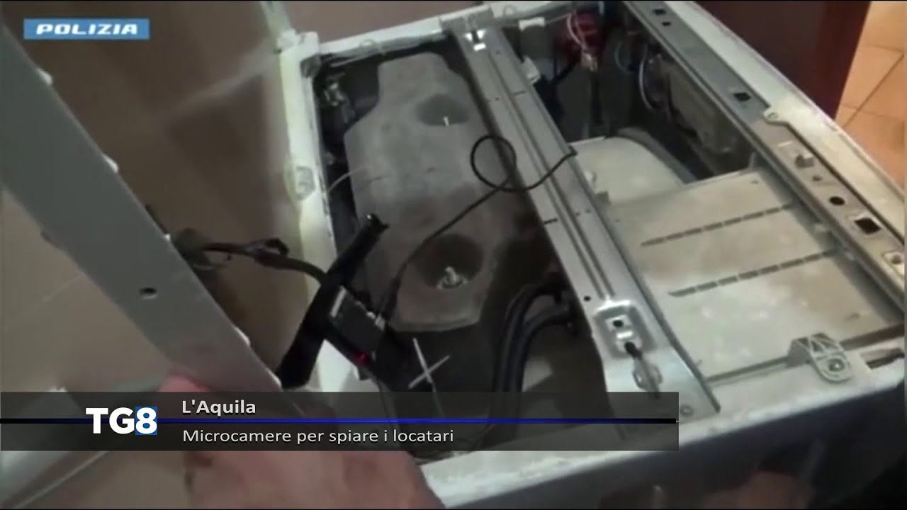 L’Aquila - Microcamere per spiare i locatari