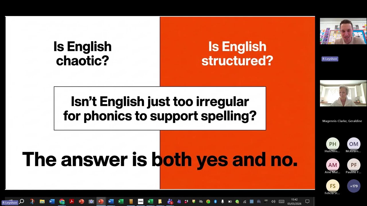 Webinar 3 - Connecting Phonics and Spelling Instruction Throughout the Primary School and Beyond
