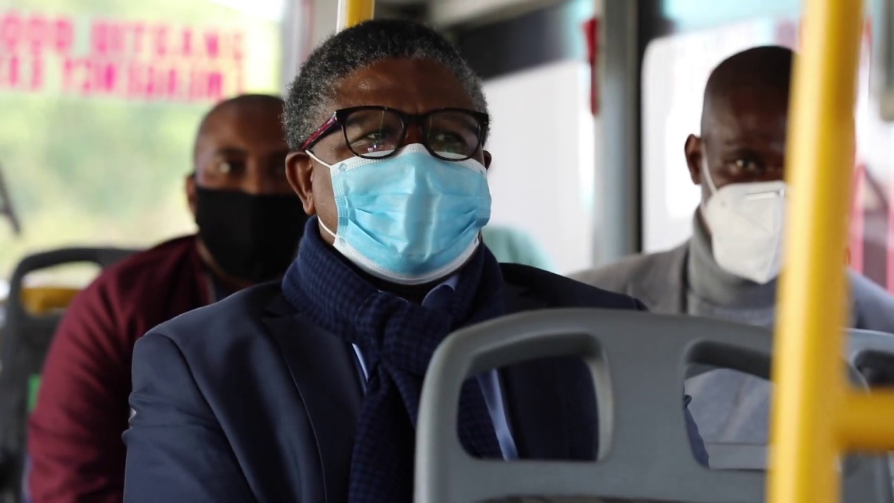 Minister Fikile Mbalula visits the Areyeng & Tshwane Bus Services: COVID-19 Safety Inspection