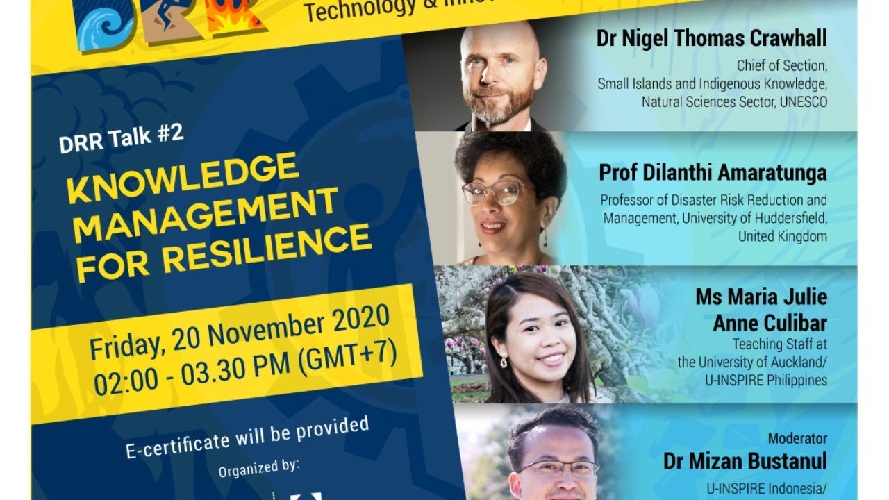 DRR Talk #2: Knowledge Management for Resilience