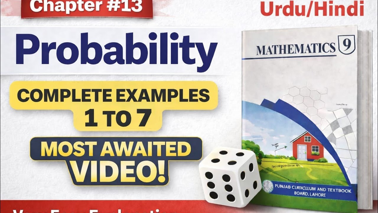 Chapter 13 Examples Class 9th Math| Maths 9 Class Ch 13 Probability Examples part 1| Maths Class 9th